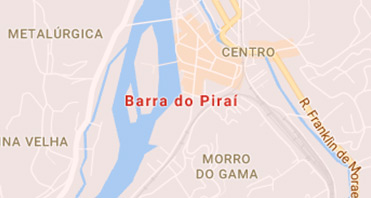 Mapa da localização da Kraft Baterias em BARRA DO PIRAI