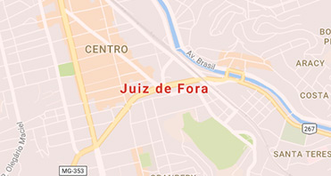 Mapa da localização da Kraft Baterias em JUIZ DE FORA